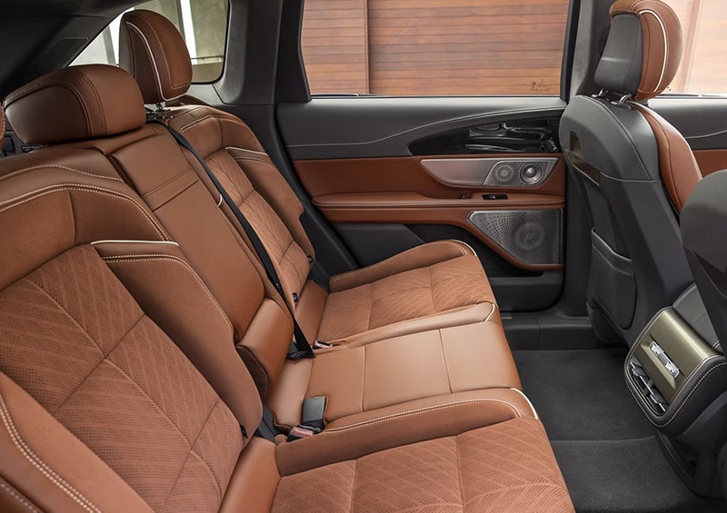 The All-new 2024 Lincoln Nautilus® SUV Interior Seats in tan